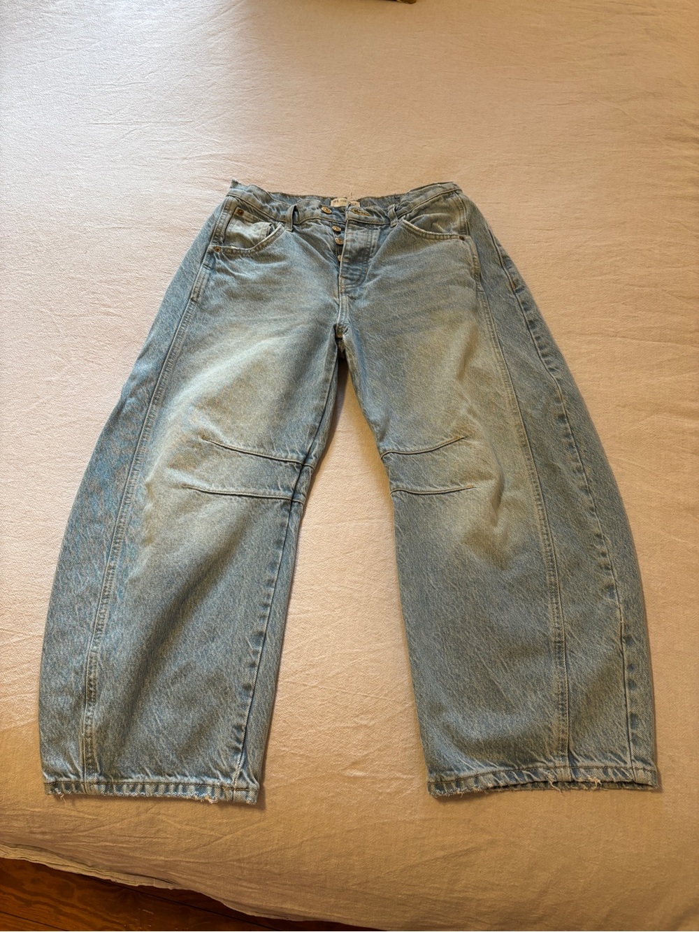 WE THE FREE Good Luck Barrel Jeans